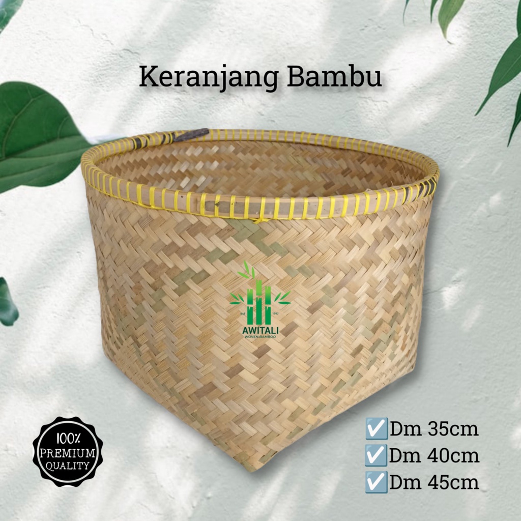 Keranjang Bambu Jumbo Wadah Nasi Bambu