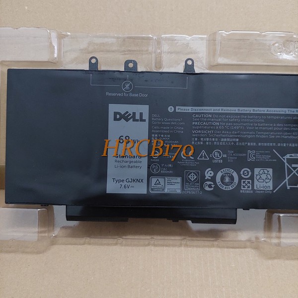 Baterai Batre Laptop Dell Latitude 5580 5480 5280 5290 5490 GJKNX -HRCB