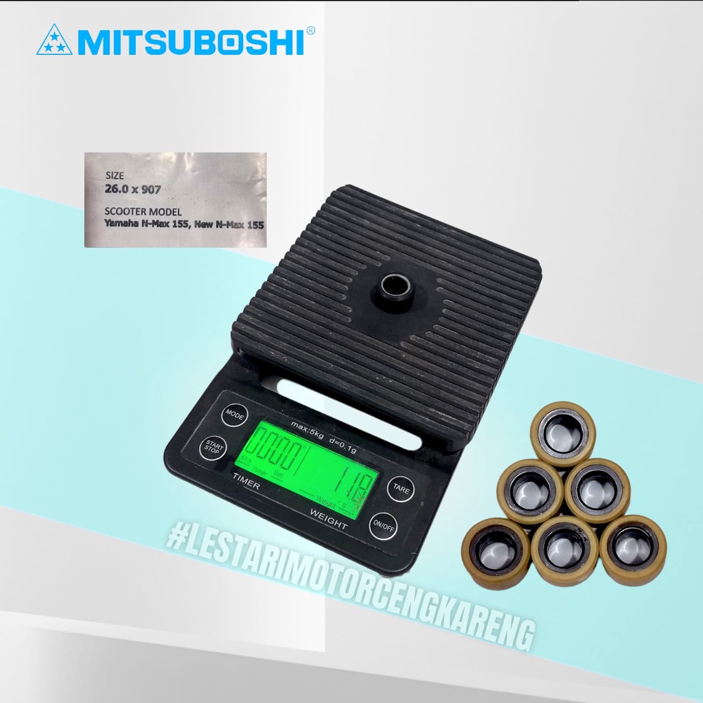 VANBELT V BELT SET ROLLER 12GRAM ASSY NMAX OLD 2DP ORIGINAL MITSUBOSHI