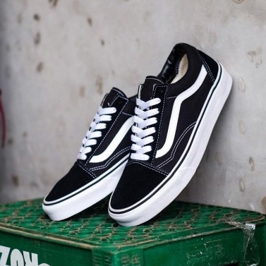 Sepatu Pria Wanita Sepatu casual, sepatu Kece, Sepatu Wanita Sepatu vans Hitam, Sepatu casual