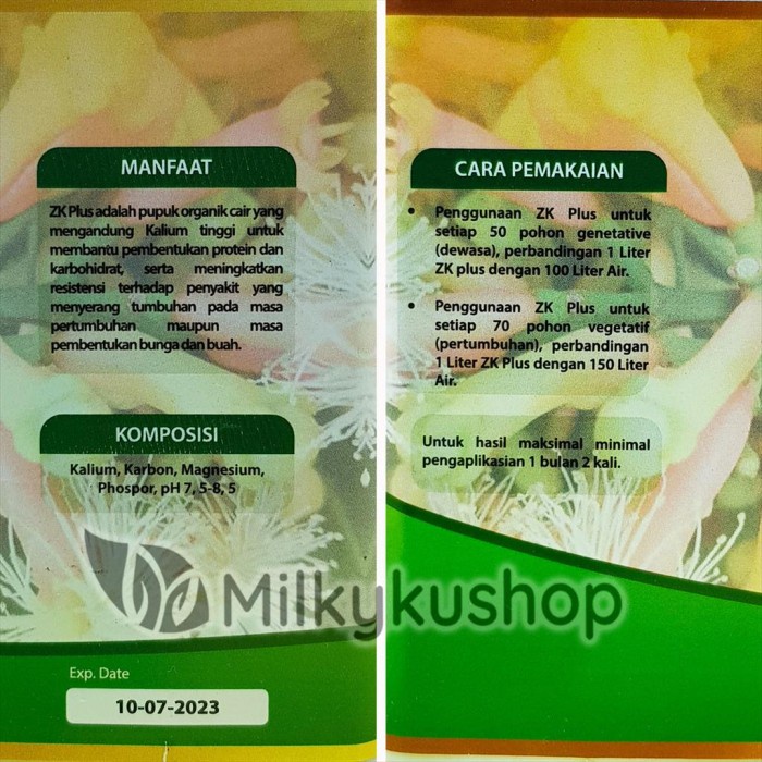 Code ID POC ZK PLUS 500 ML MAKMUR SEMBADA PUPUK ORGANIK CAIR .s=