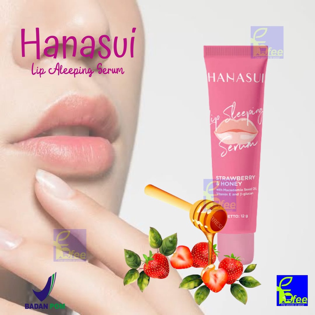 (COD) HANASUI SLEEPING SERUM STRAWBERRY DAN HONEY