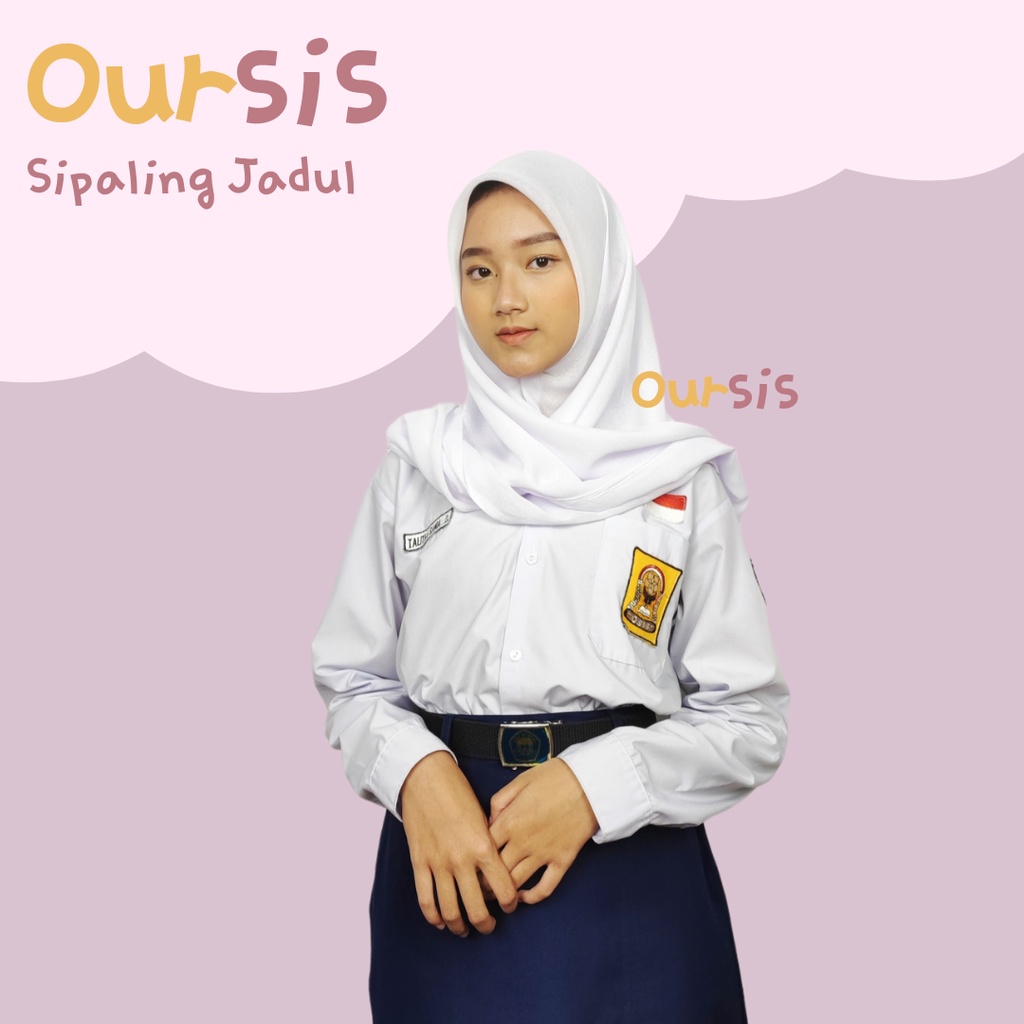 ᴏᴜʀꜱɪꜱ Kerudung Sekolah Segi Empat Paris | SiPALING JADUL