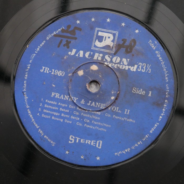 Piringan Hitam Franky & Jane Vol 2