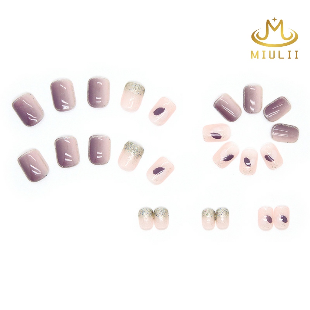 MIULII / KUKU PALSU   A0611  / 24PCS / 3D / NAIL ART / PREMIUM / CUTE / FREE LEM JELLY / KUTEK