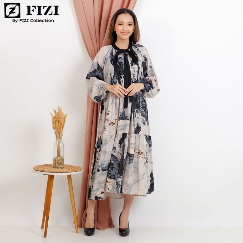 Fazia_wear/ Midi Tape/ Midi Wanita Kekinian / Dress Style Korea/ Fazia by Fizi
