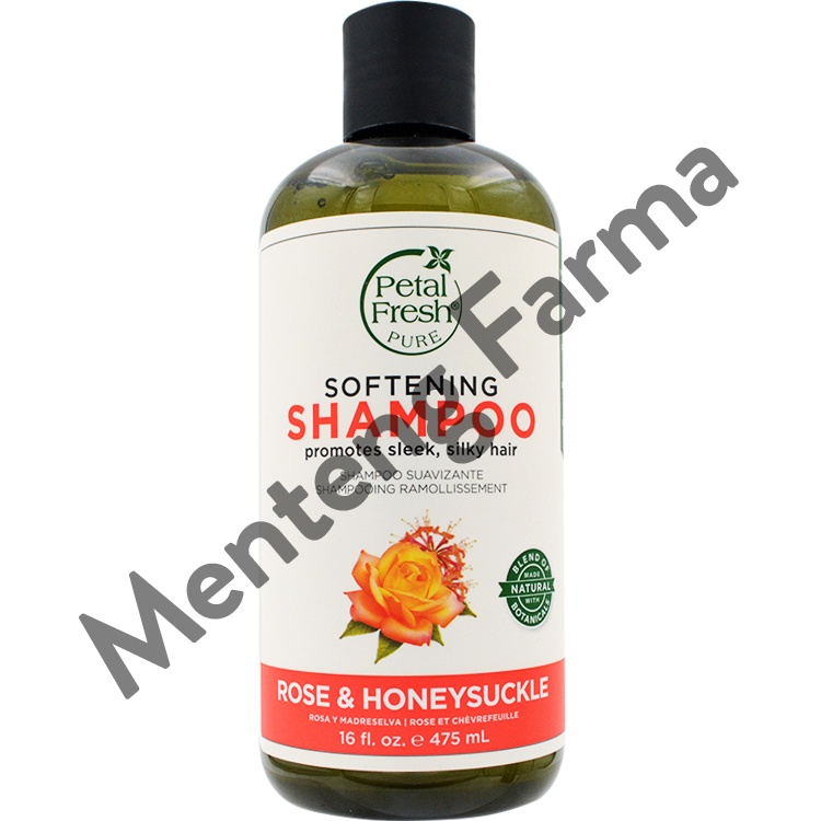 Petal Fresh Pure Shampoo Rose &amp; Honeysuckle 475 mL - Membuat Rambut Halus Berkilau