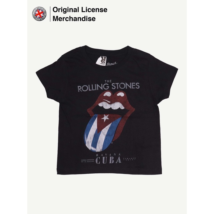 Kaos Baju Sablon Motif Anak Laki Peremuan ROLLING STONES Havana Cuba