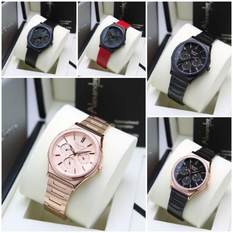 AC2A09 Jam Tangan Wanita Alexandre Christie AC 2A09 Original