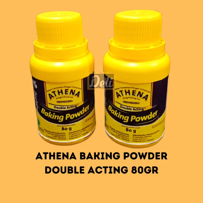 

Baking Powder Athena 80gr Double Acting/Athena Baking Powder 80gr Zeelandia