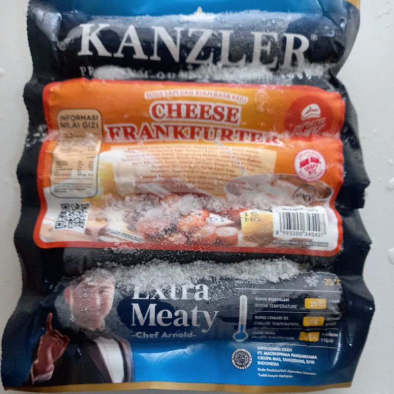 

FAFAFROZEN - Kanzler Sosis Cheese Frankfurter 300 gram