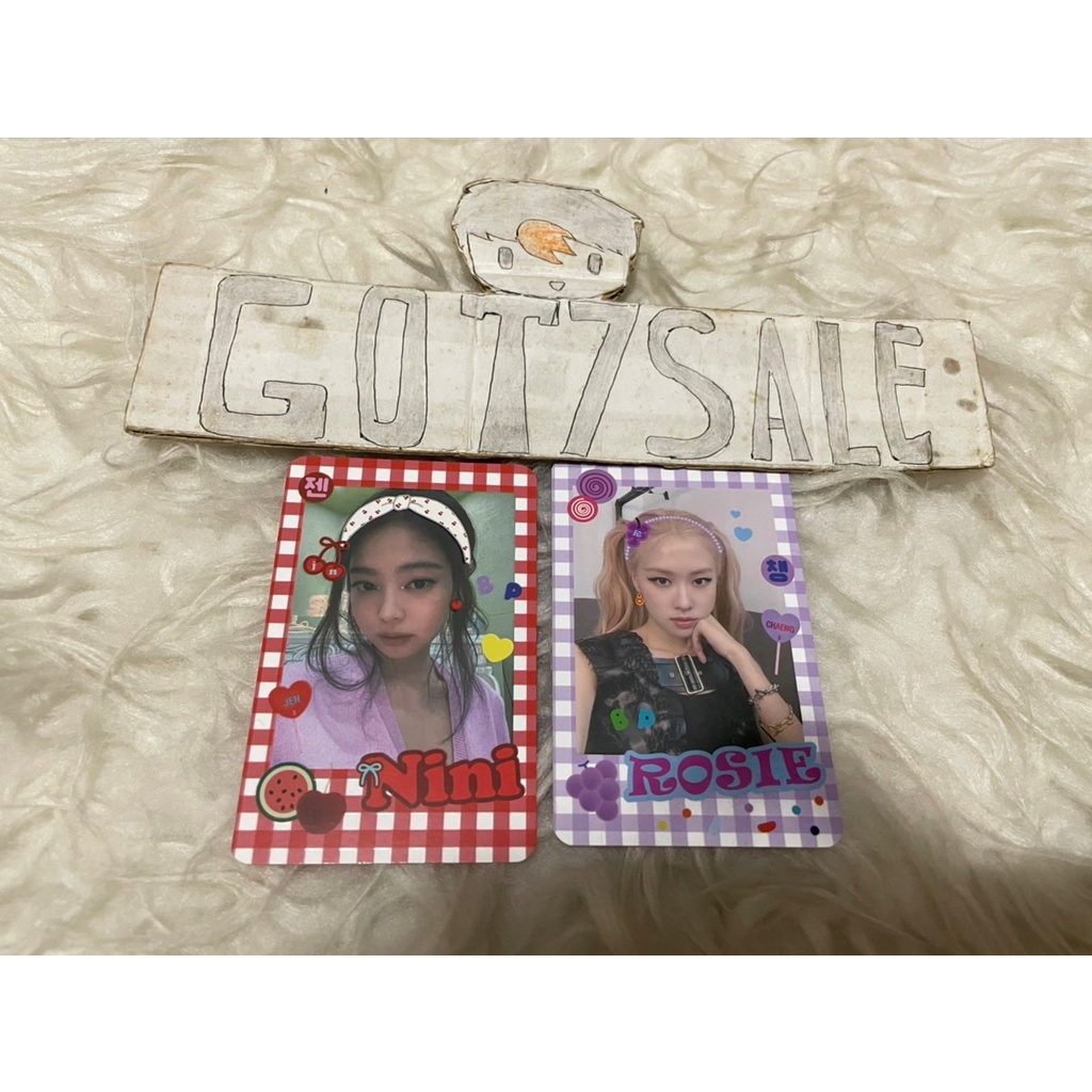 Blackpink Photocard Jennie Rosé Pc Spring Edition Rose sed OFFICIAL 2ND PRESS