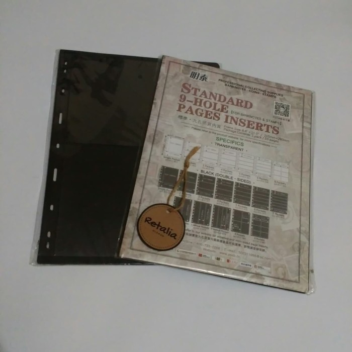 

Eklusif Refill Album Perangko 2 Baris Mingt Pccb (Satuan) Trendi