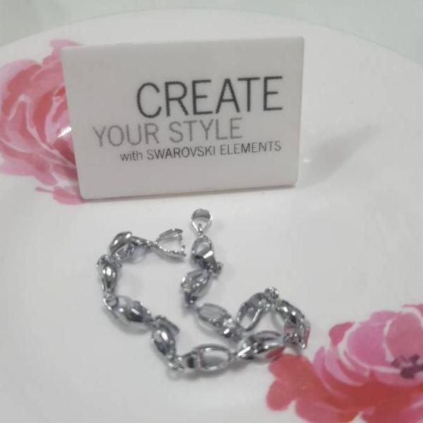 Kaitan liontin  rodhium anti karat "AJA.18Oc22g"