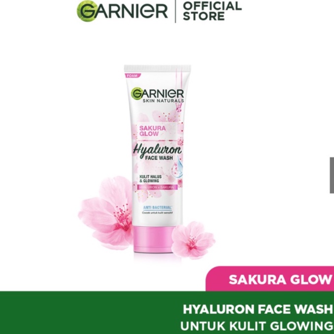 Garnier Sakura Glow Hyaluron Face Wash 100ML