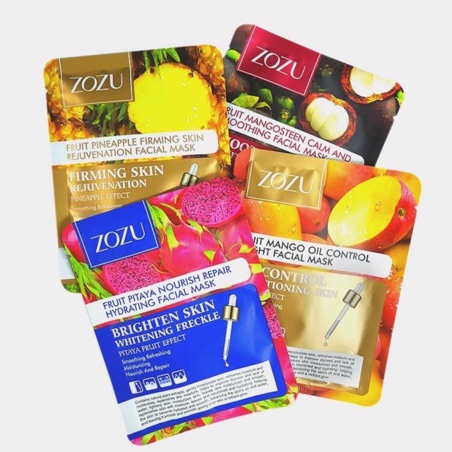 ZOZU Fruit Sheet Mask Rumah Cantik 354 Sheet Mask Buah Yang Memiliki Varian Dan Dapat Mencerahkan Kulit Wajah Serta Melembabkan Wajah