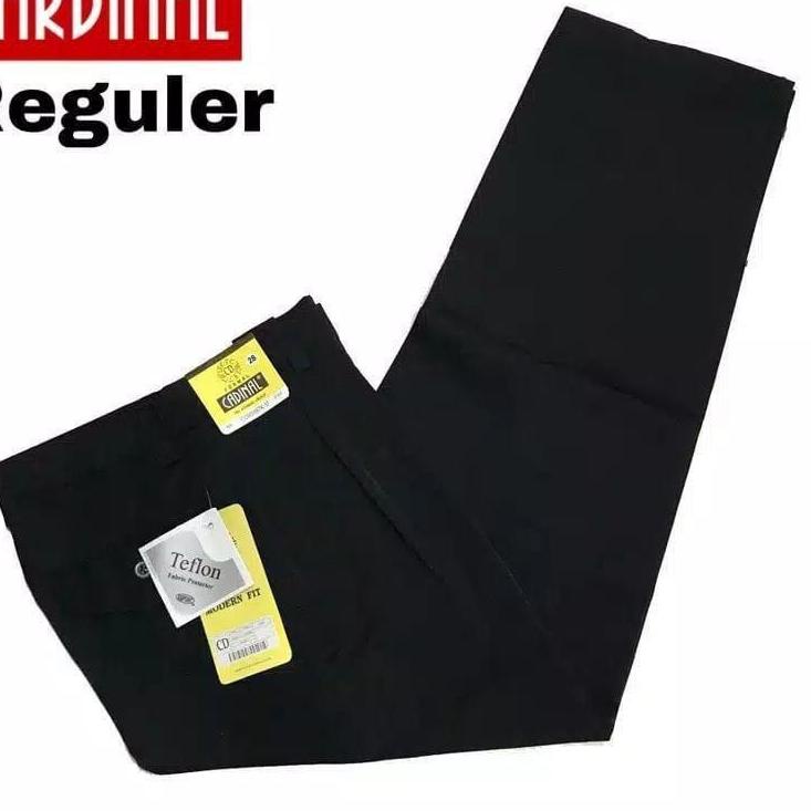 Paling Dicari Celana Formal Pria Kerja Standar Kantor Bahan Kain Teflon Size 27-40 Murah Cadinal
