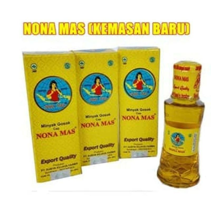 Minyak Obat Gosok NONA MAS, Kemasan botol plastik 35 ml