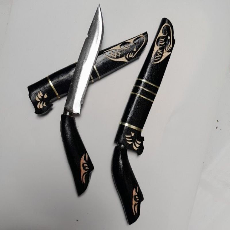 Pisau Dapur Baja 15 cm Kayu Rasamala