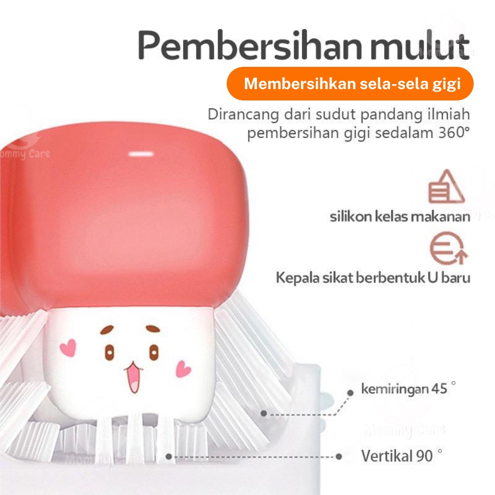 MOMMYCARE SIKAT GIGI BENTUK U BAHAN SILIKON UNTUK ANAK BAYI UNTUK 2-6 TAHUN