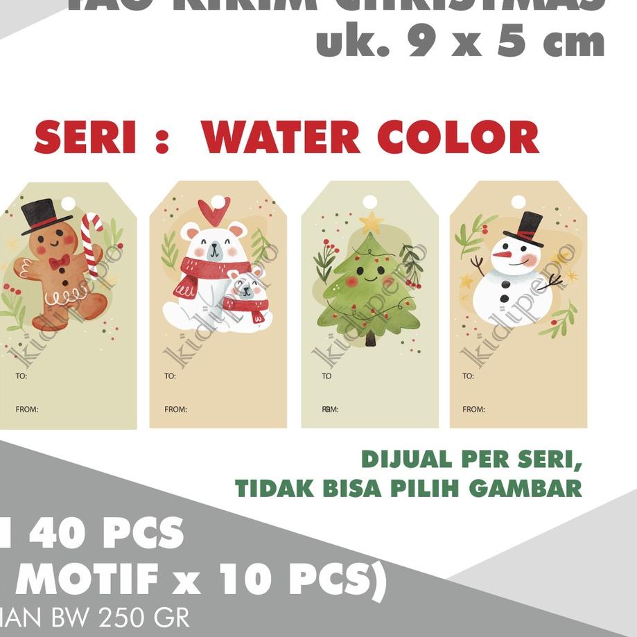 

TRX5b5Ap--HANGTAG KIRIM CHRISTMAS - SERI WATER COLOR – ISI 40 PCS