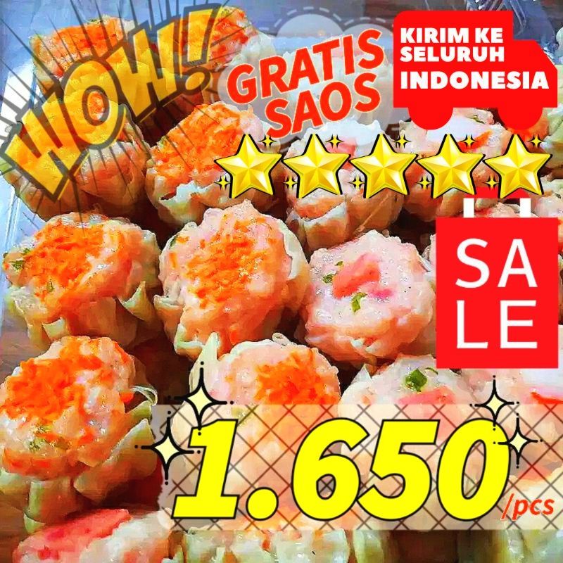 

DIMSUM DIM SUM AYAM HOME MADE FRESH HALAL Depok siu mai shu mai somay siap saji somai frozen food