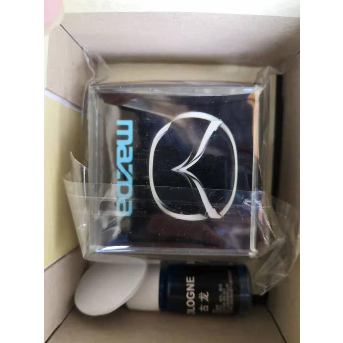 RW087 Tempat Parfum Mobil Bahan Crystal Bisa Isi Ulang Cantik - mazda