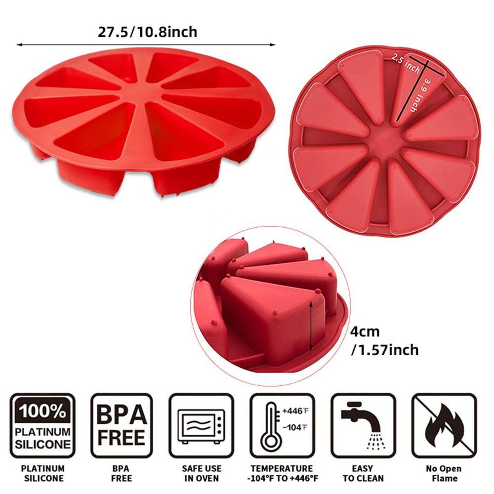 R-FLOWER Silicone Scone Pan Muffin Cupcake Untuk Baking Pizza Maker Cetakan Pizza Anti Lengket