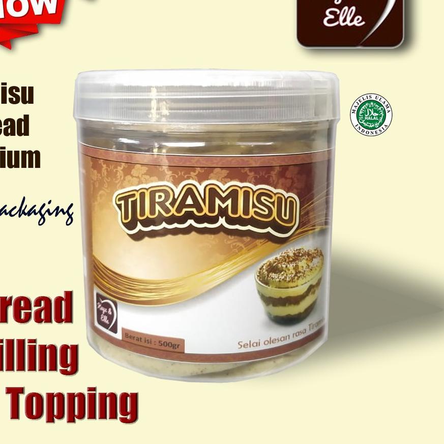 

Terbaik Selai Tiramisu Spread Keyz and Elle 500gr (filling/spread) serbuuu !