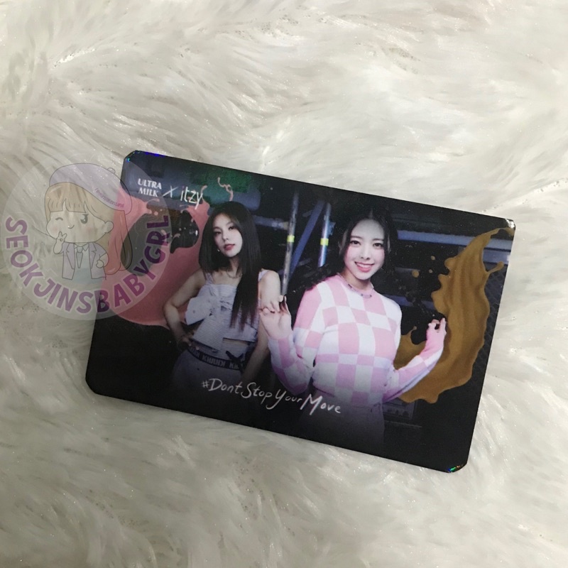 Photocard Ultra Milk x ITZY Unit Yeji Yuna Ryujin Lia Charyeong