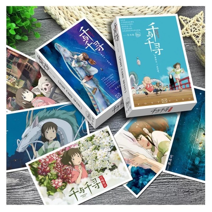 

Letter Spirited Away Ghibli Postcard Kartu Pos 36 Pcs Set