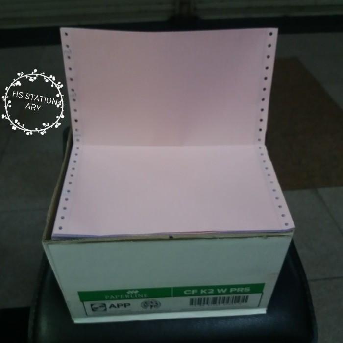 

Continous Form 9 1/2" x11" bagi 2( 2 ply) Paperline