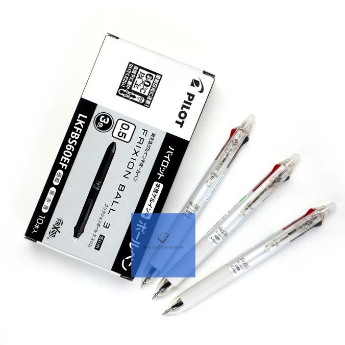 

[COD] PENA PILOT FRIXION 3 in 1 0.5mm Warna warni Bisa Di Hapus [ 1 Buah ] TERJAMIN Kode 1346