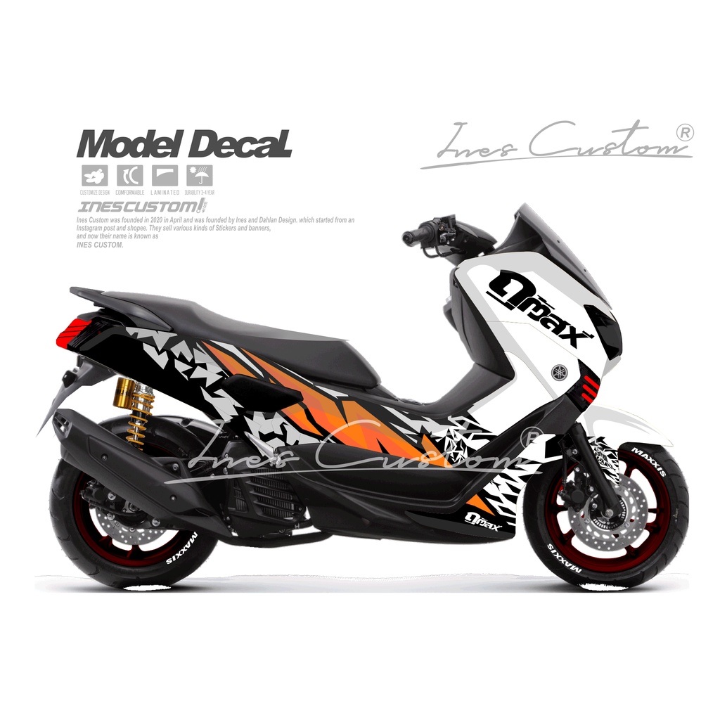 DECAL NMAX STIKER NMAX DECAL CORAK SIMPLE