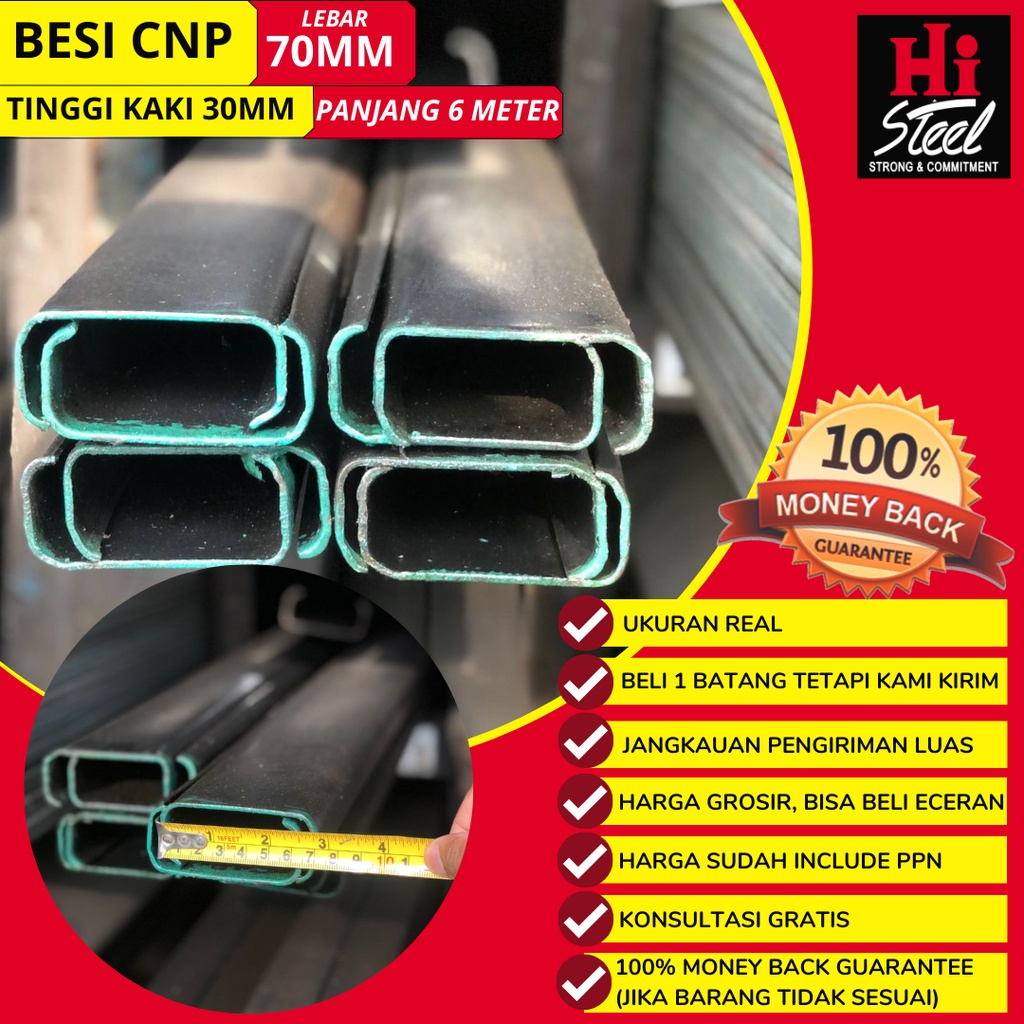 Besi CNP 75 X 35 X 2.0mm