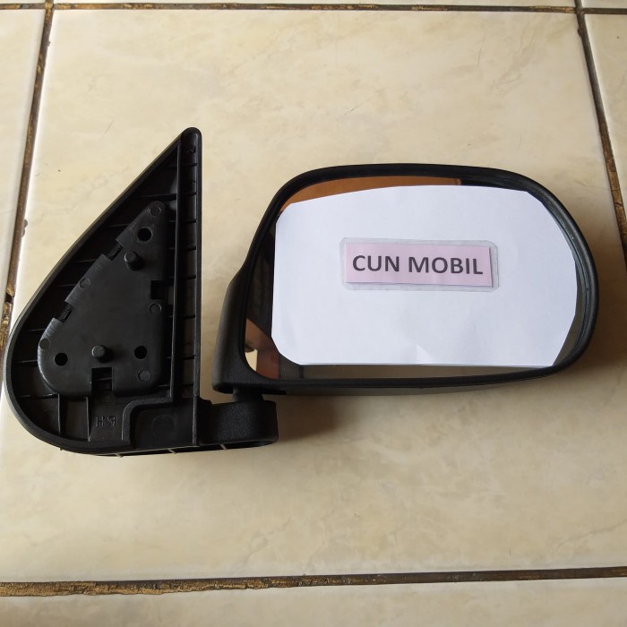 Kaca spion Espass kanan model tidur merk EMGI kode 5075 .