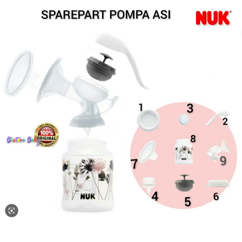 Sparepart Pompa Asi NUK Jolie / NUK manual breast pump accesories / Valve NUK breastpump