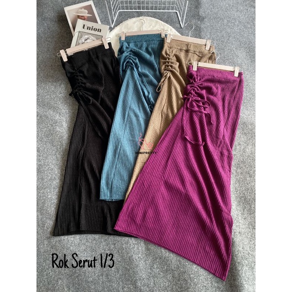 Rok Serut Rajut 1/3 / A Line Mermaid Skirt