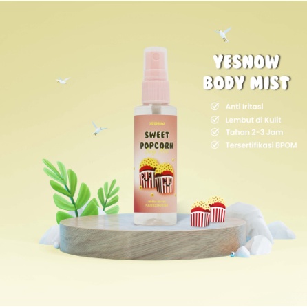 YESNOW BODY MIST SOMETHING SWEET &amp; FRESH 60ml