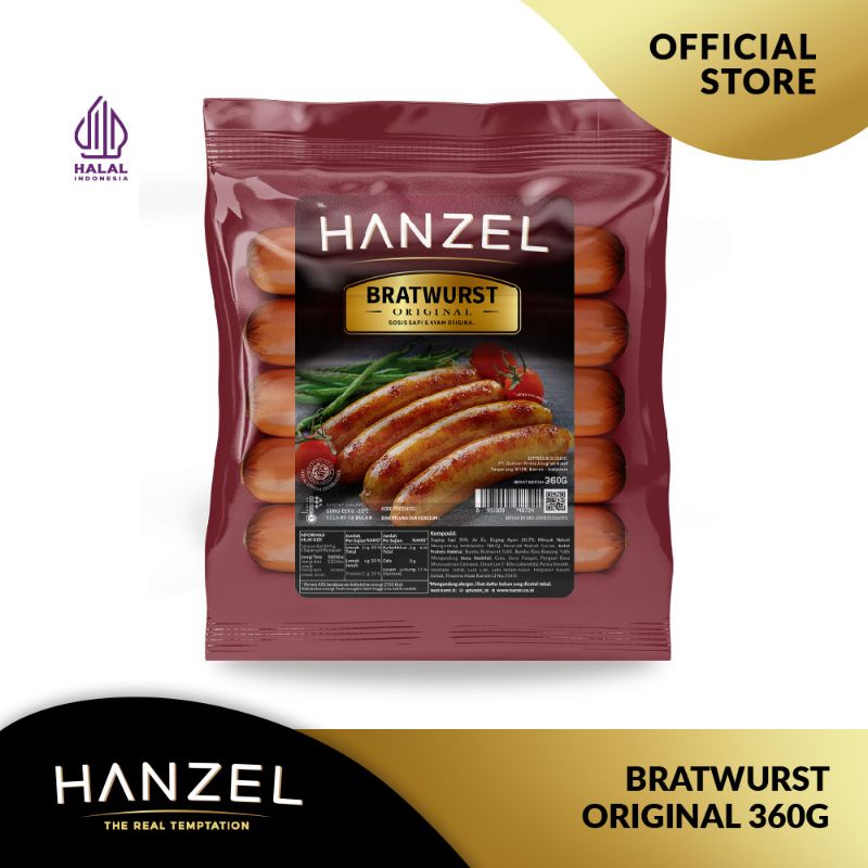 

Hanzel Bratwurst Original 360 gram