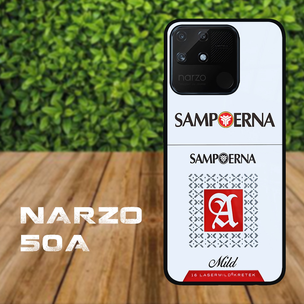 Case Kilau Realme Narzo 50a | Narzo 50A| Casing Hp Realme | Pelindung Smartphone | Motif Roko