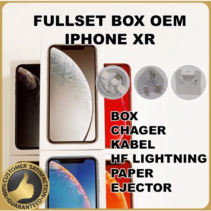 FULLSET Box Dus iPhone XR OEM 99% Original