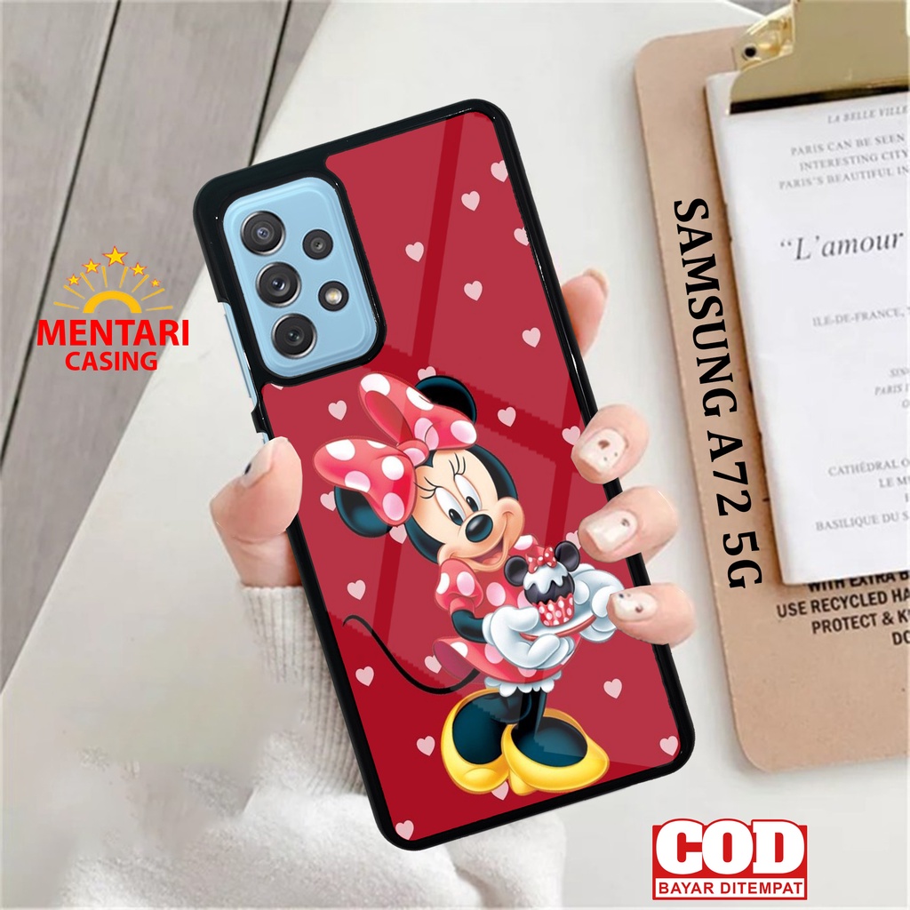 Case SAMSUNG A72 5G CASING SAMSUNG A72 5G [ MINNIE ] Mentari casing case hp kondom hp case custom ca