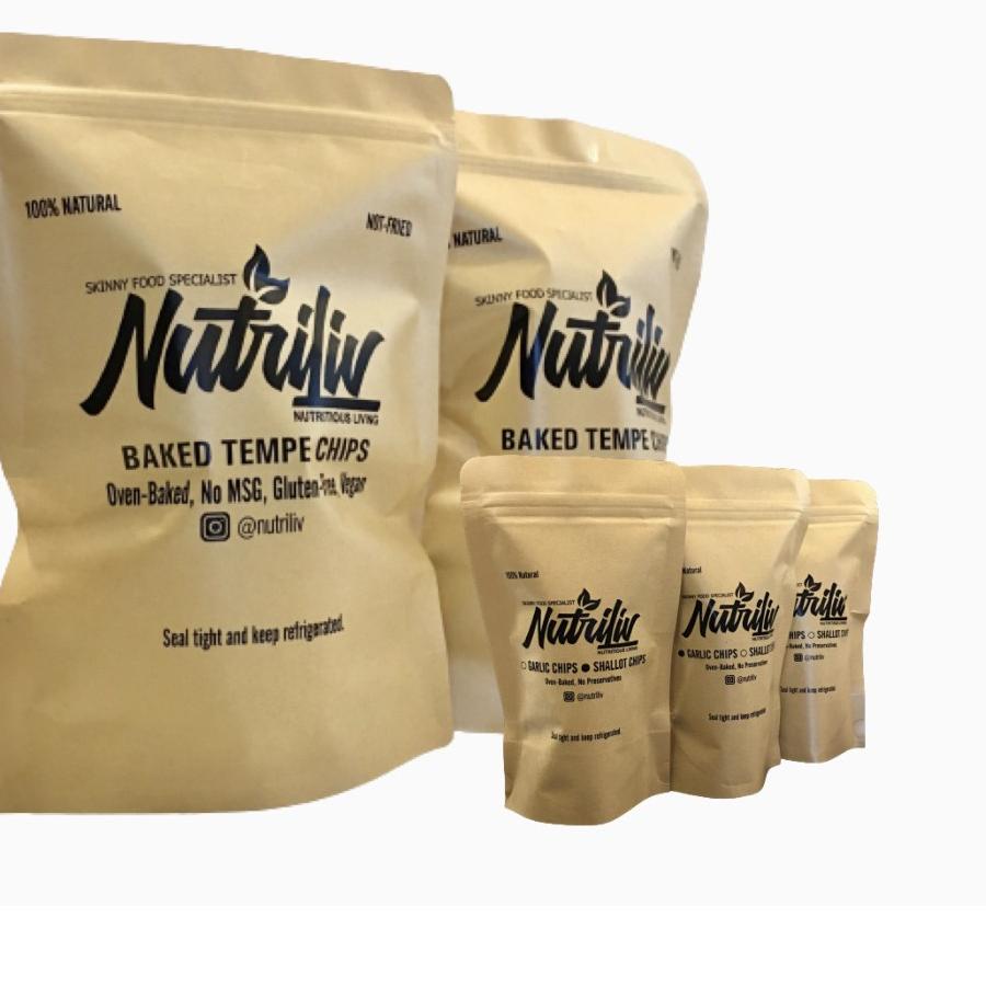 

Quality Control✅Mix Nutriliv Baked Tempe Chips, Baked Garlic Chips, Baked Shallot Chips|KD6