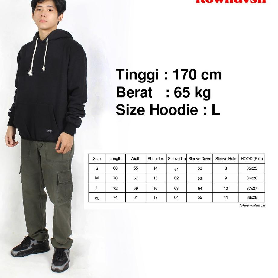 Harga Termurah Rown Division Official Pullover Hoodie Maroon - Rowndvsn Jaket Coolliest Maroon - TC0