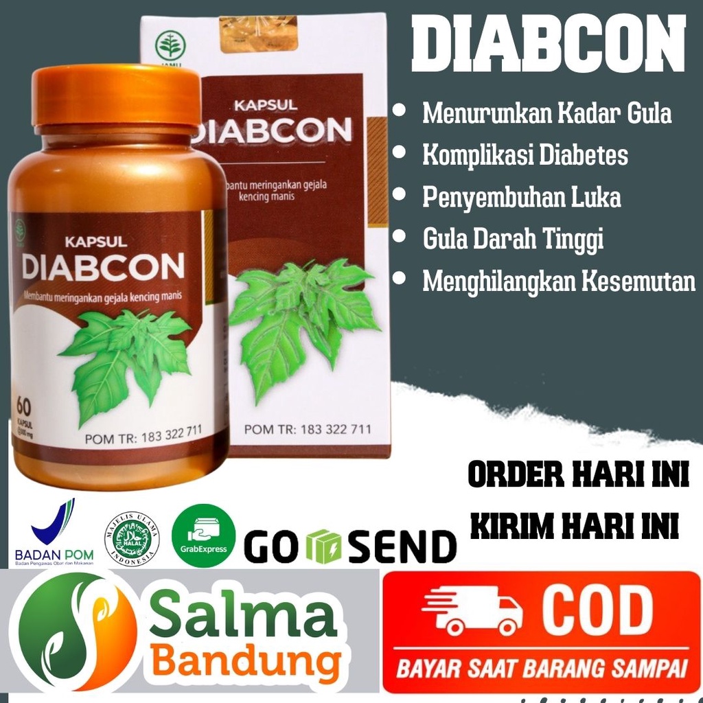 Diabcon Asli 100% Original Diabcon Obat Diabetes Kencing Manis Penurun Gula Darah Ampuh