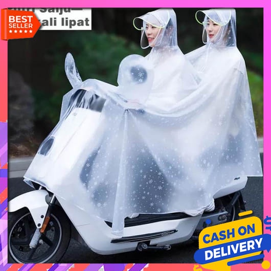 Jas Hujan Anti Rembes Cod Motor Cowok Murah Premium  Anti Air Awet Bahan Tebal Matel Mantrol Jumbo P