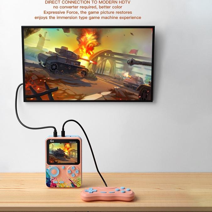 limited Edition✔️2Players Gameboy Portable  Classic Game Player  500 Games Built-in 2 Players G5 mai