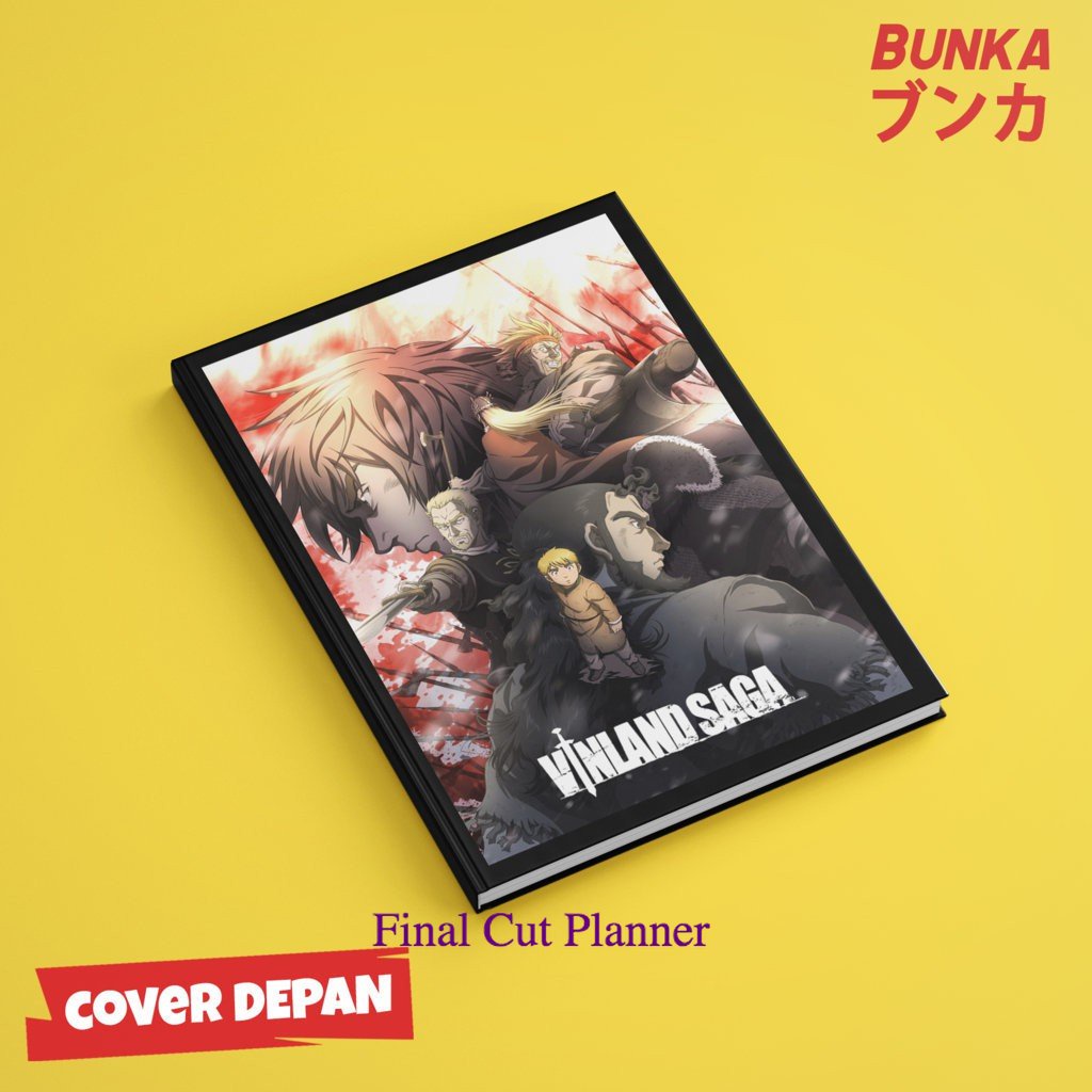 

Notebook Anime Vinland Saga B Hardcover A5 Buku Tulis Catatan Notes Agenda Planner Jurnal .