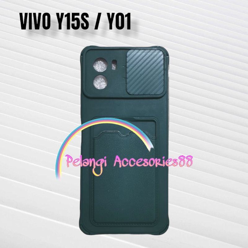 CASE VIVO Y15S / Y01 / Y01A SOFTCASE SLEDING WARNA WARNI